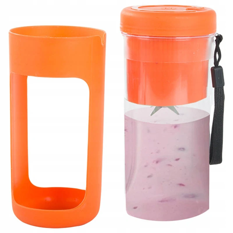 Prenosný smoothie mixér USB bezdrôtový 450 ml oranžový