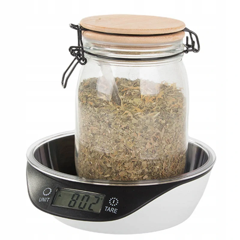 Elektronická kuchynská váha 5 kg čierna