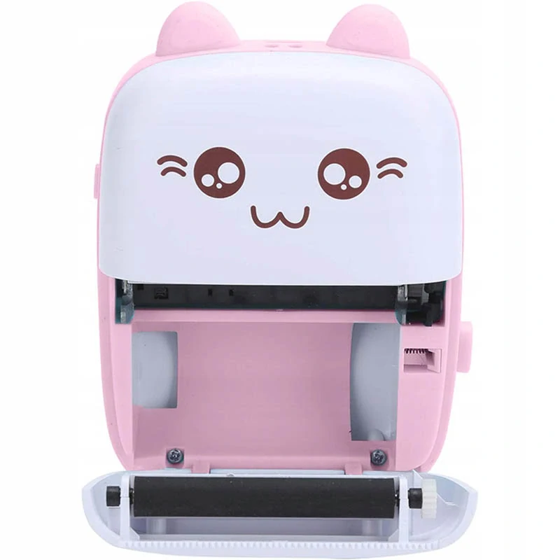 Mini termálna tlačiareň bezdrôtová ružová