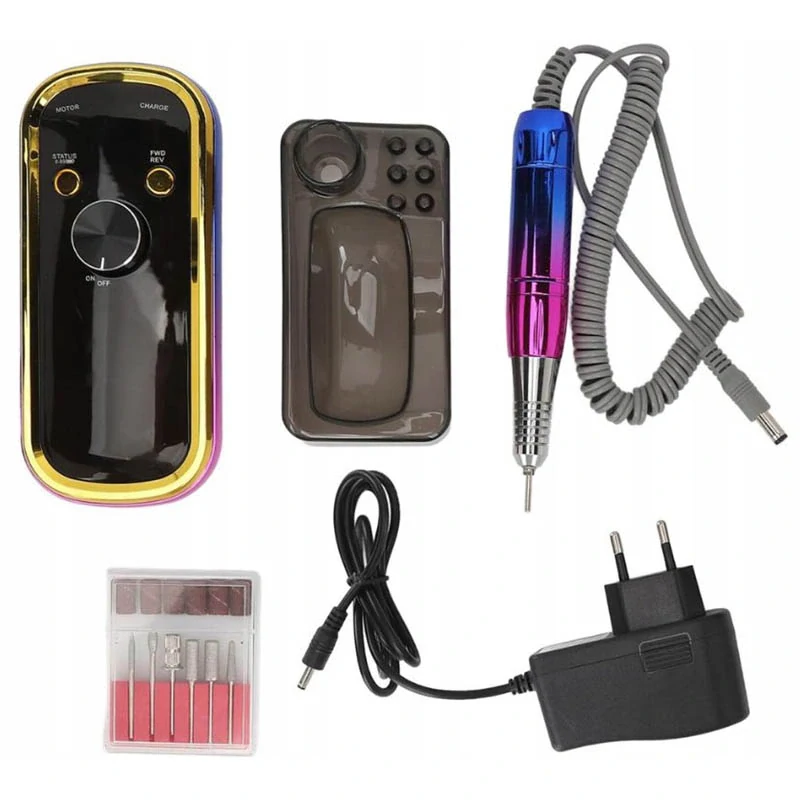 Profesionálna frézka na nechty so 6 nástavcami 36W