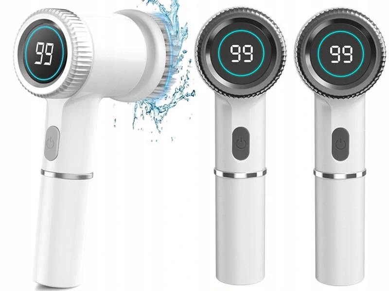 Elektrická rotačná čistiaca kefka 5v1 biela