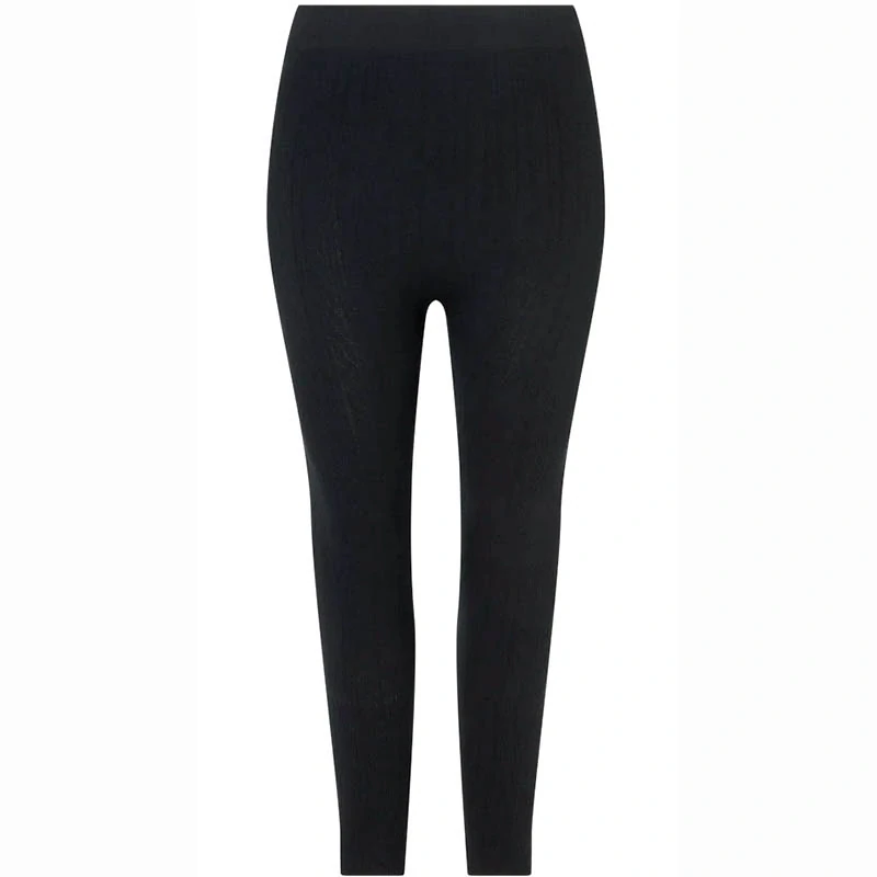 Dámske termo legíny s módnym vzorom, veľkosť L (44/46)