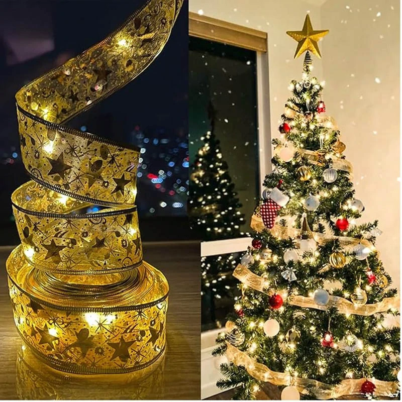 Vianočná LED stuha 10m (100LED)