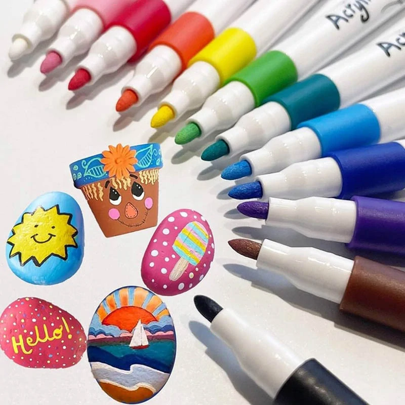 Sada 48 akrylových fixiek