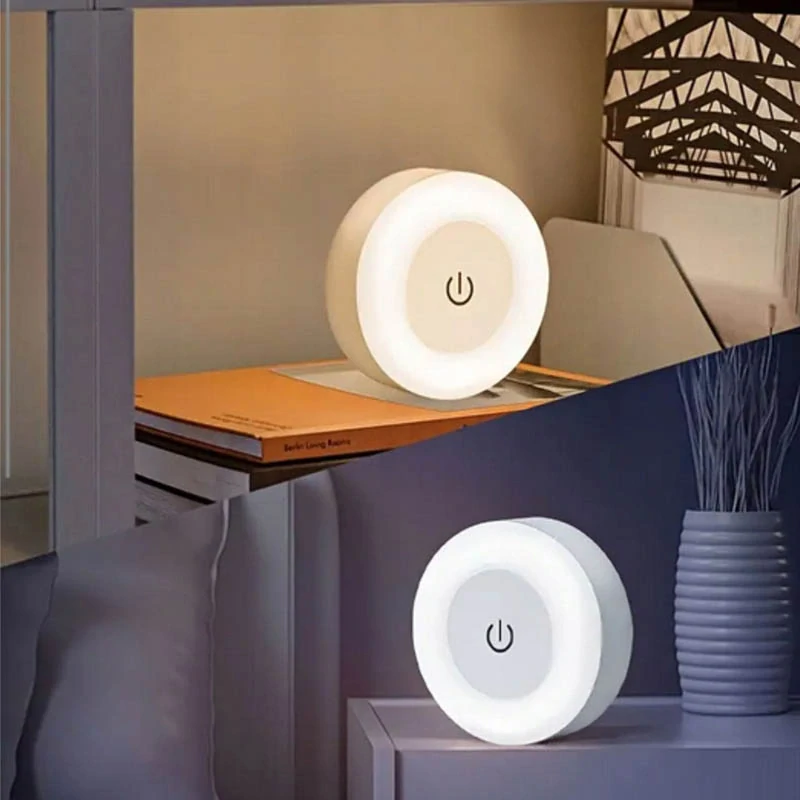 Dotyková LED lampa s 3 farbami svetla