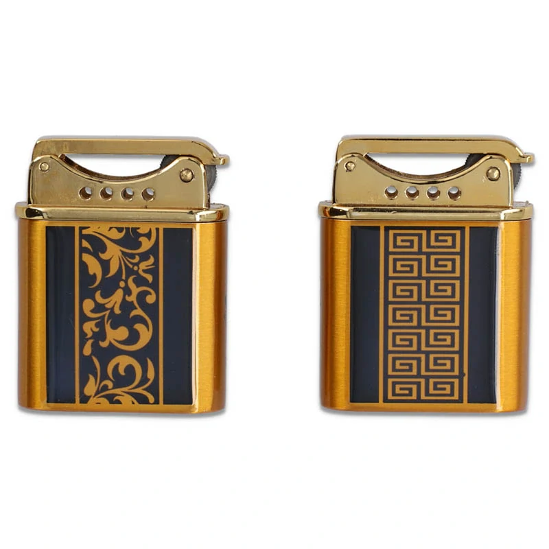 Zapaľovač Gentelo zlatý s ornamentom v darčekovej kazete