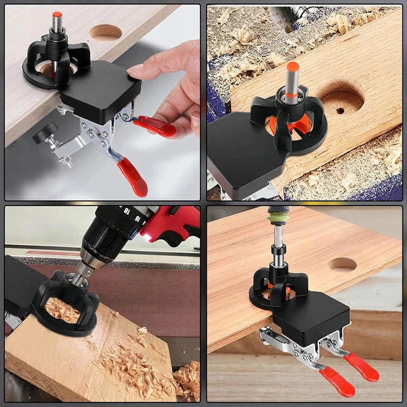 Šablóna na vŕtanie otvorov pre nábytkové pánty