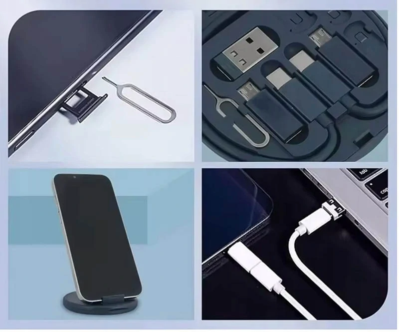 Univerzálny set USB adaptérov v kompaktnom puzdre