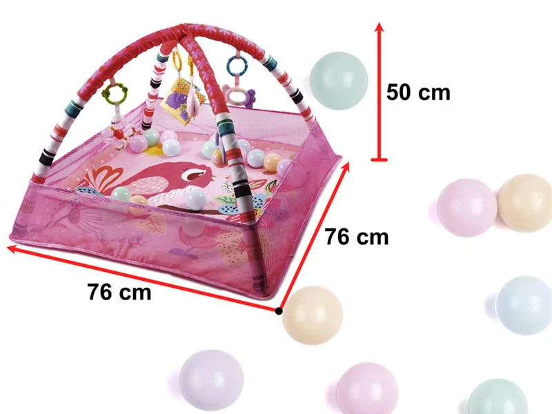 Edukačná podložka pre najmenšíich ružová