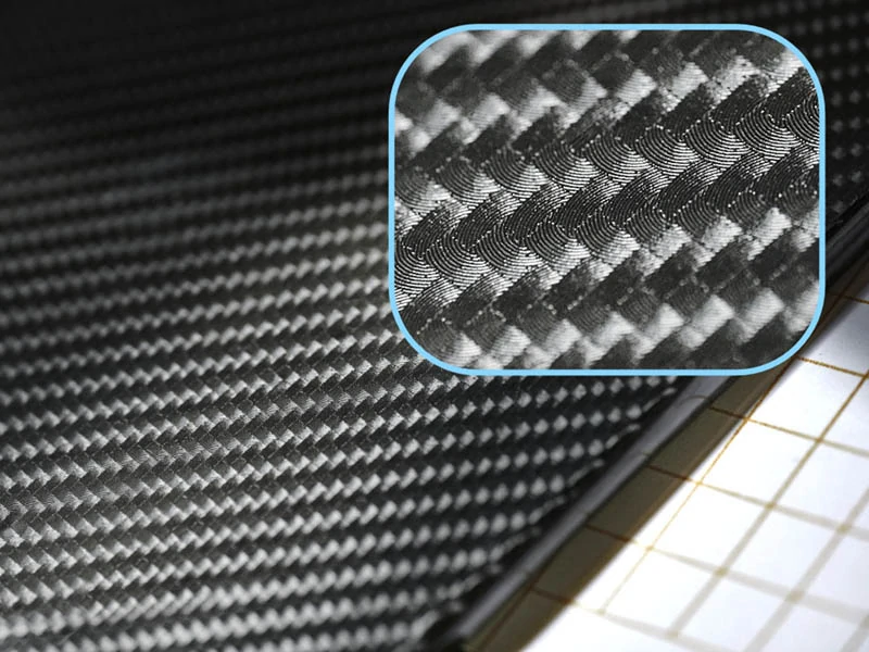 Karbónová fólia 5D čierna v rolke 1,52 × 18 m