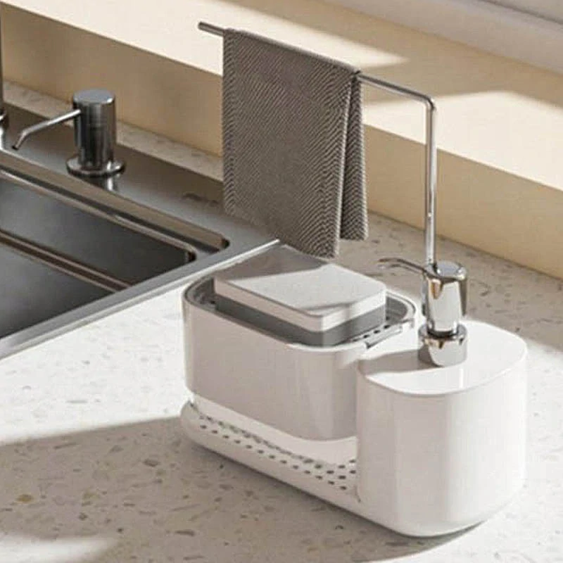 Kuchynský organizér s dávkovačom 4v1