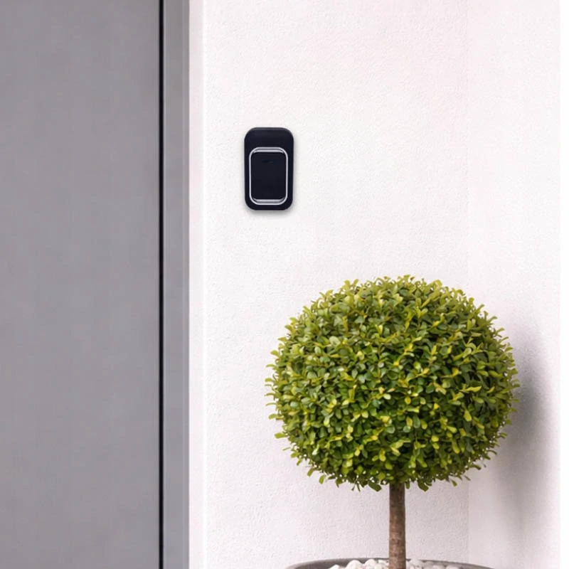 Bezdrôtový zvonček na dvere s dvomi tlačidlami s dosahom 150 m