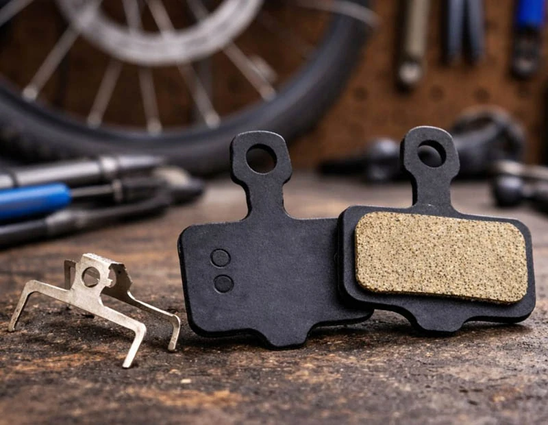 Brzdové doštičky na kotúčové brzdy bicykla