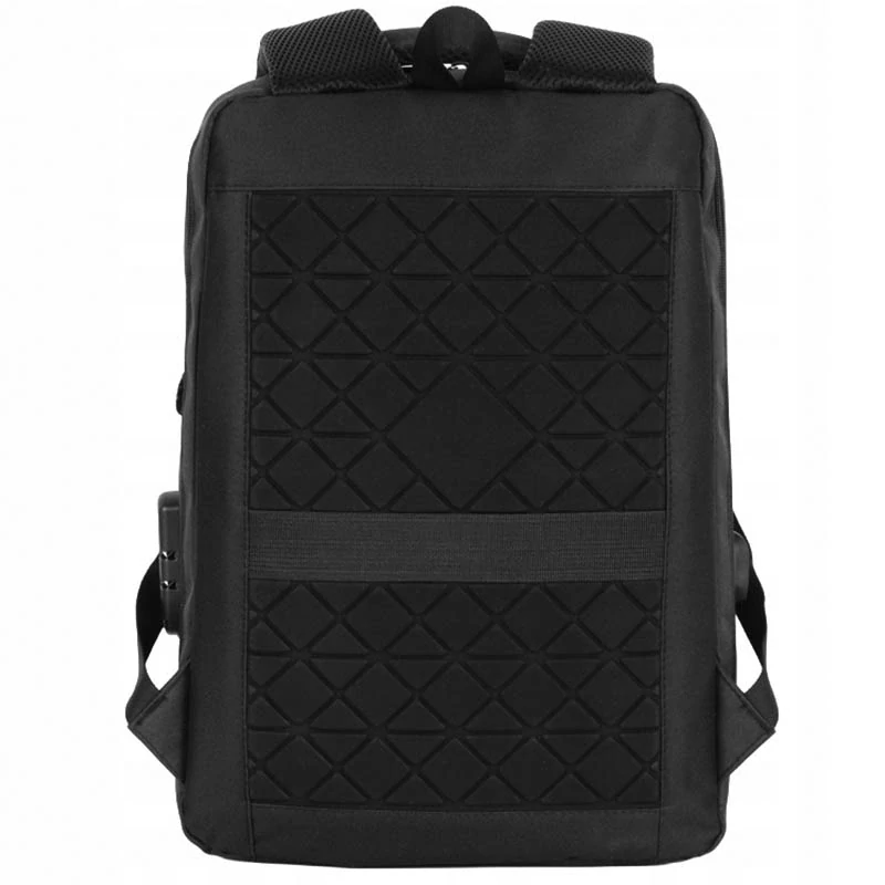 Batoh na notebook 15 L s kódovým zámkom čierny