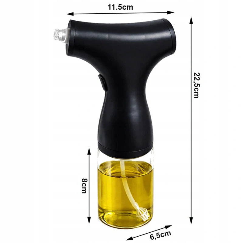 Elektrický rozprašovač na olej 200 ml čierny