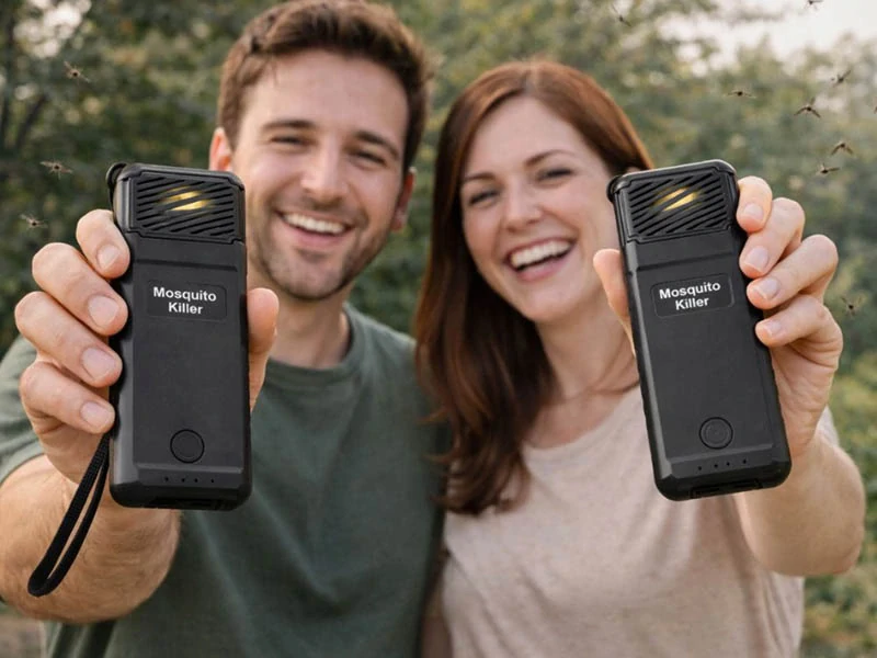 Odpudzovač komárov USB čierny