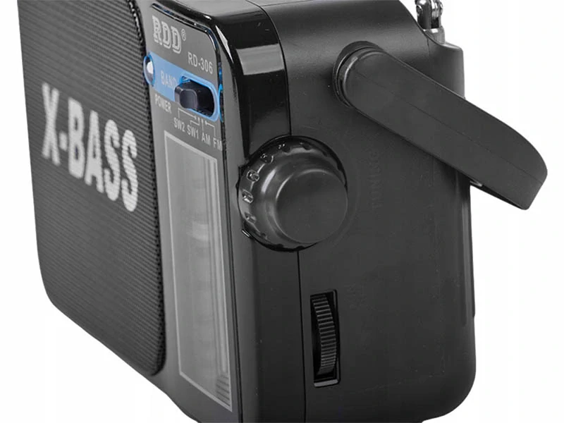 Prenosné rádio s baterkou RDD RD-306 čierne