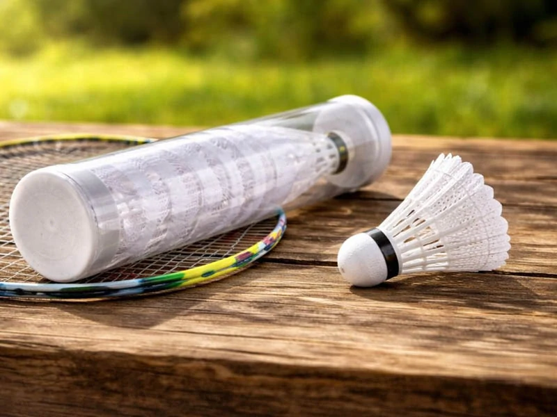 Bedmintonové košíky nylonové biele – 5 ks