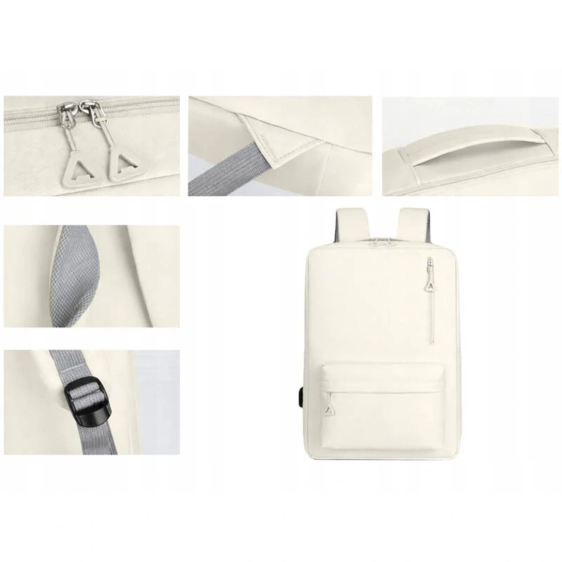 Mestský batoh na notebook 18 L biely