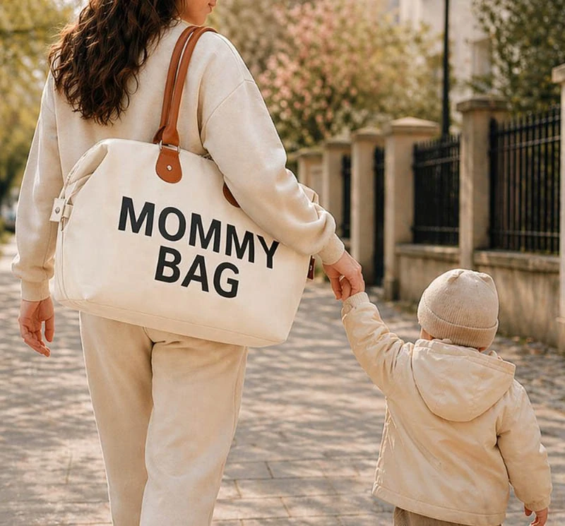 Taška pre mamičku Mommy Bag 3v1 béžová