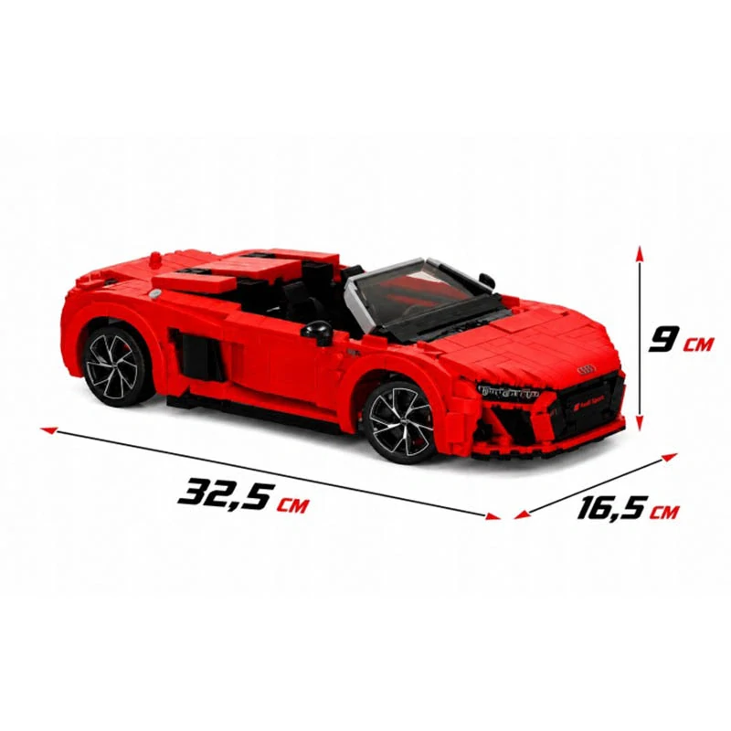 Stavebnica Audi R8 Spyder 1:14 – 1440 dielikov