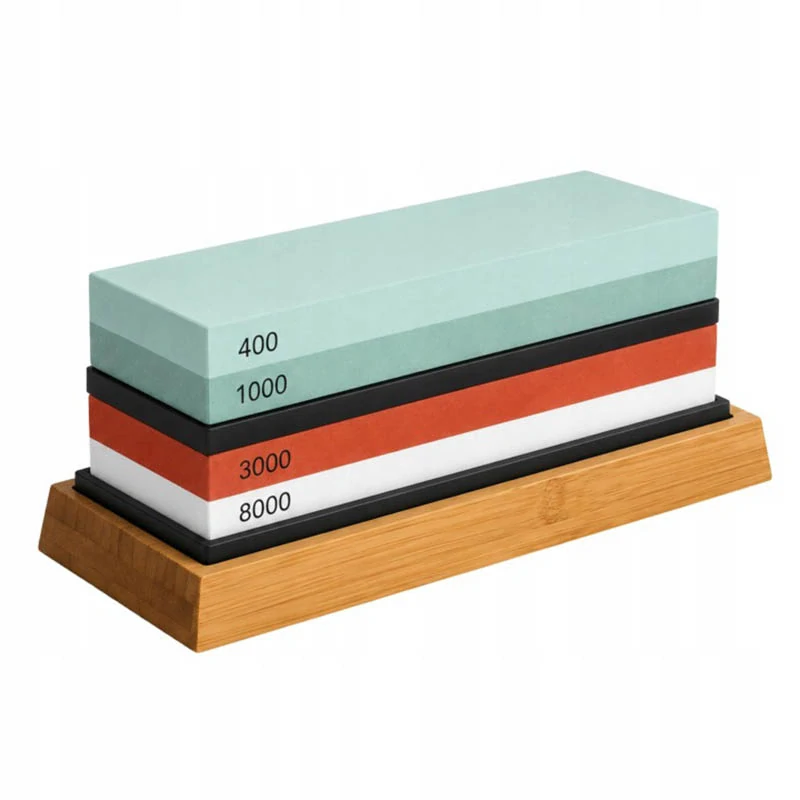 Sada vodných brúsnych kameňov 400/1000/3000/8000