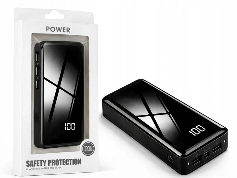 Powerbanka 20 000 mAh s baterkou