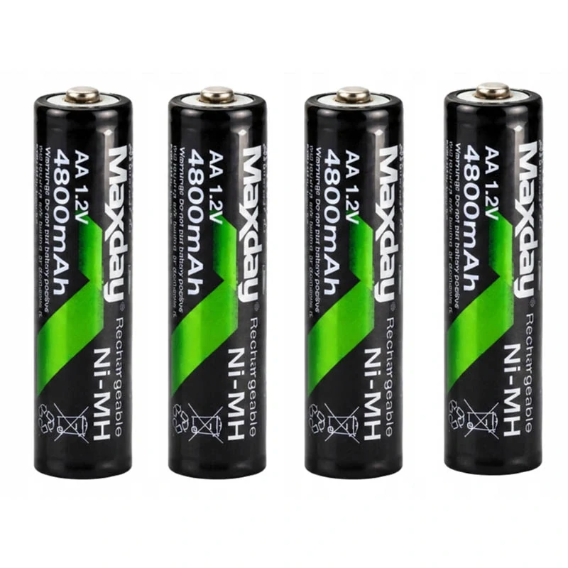 Nabíjateľné batérie AA 4800 mAh – sada 4 ks