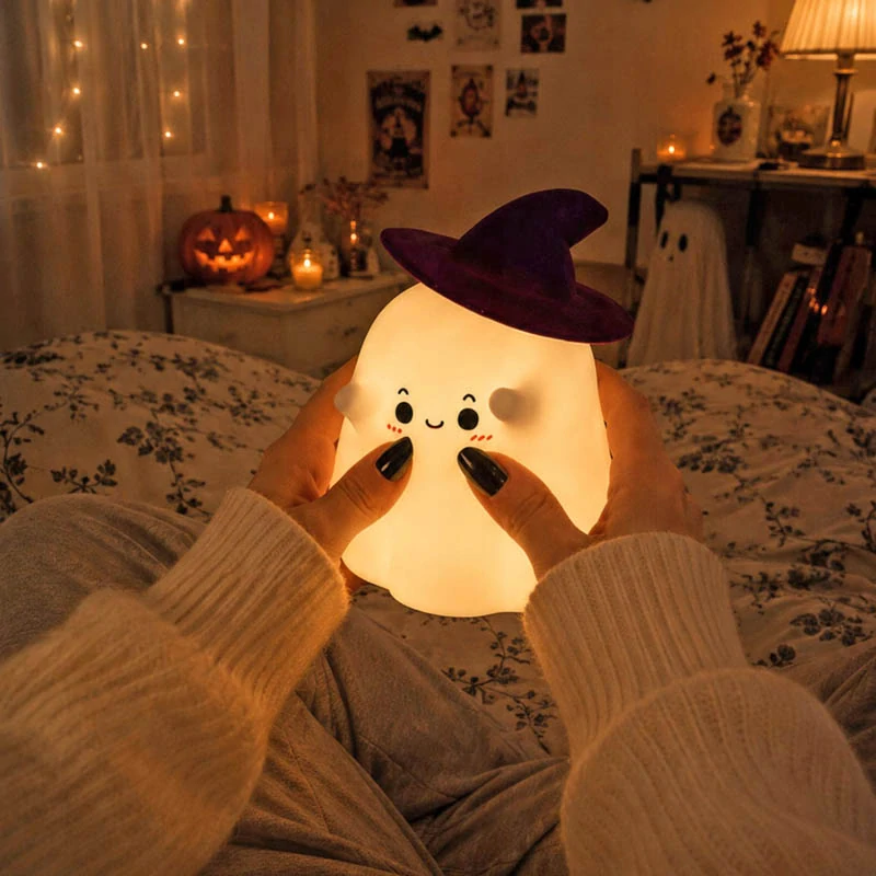 Nočné LED svetlo do detskej izby Duch 13 cm