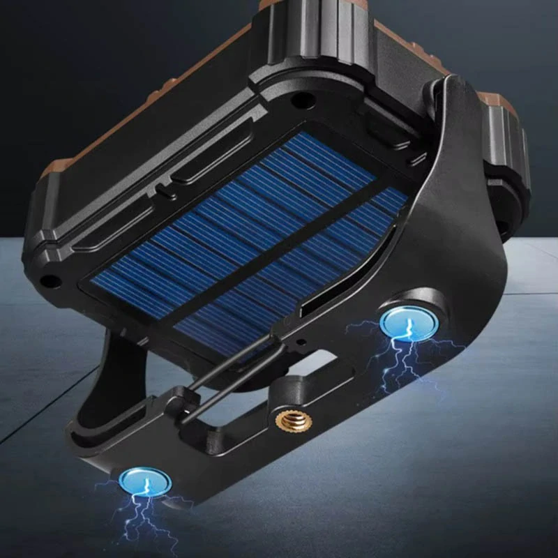 Prenosný solárny LED reflektor s powerbankou 117 LED