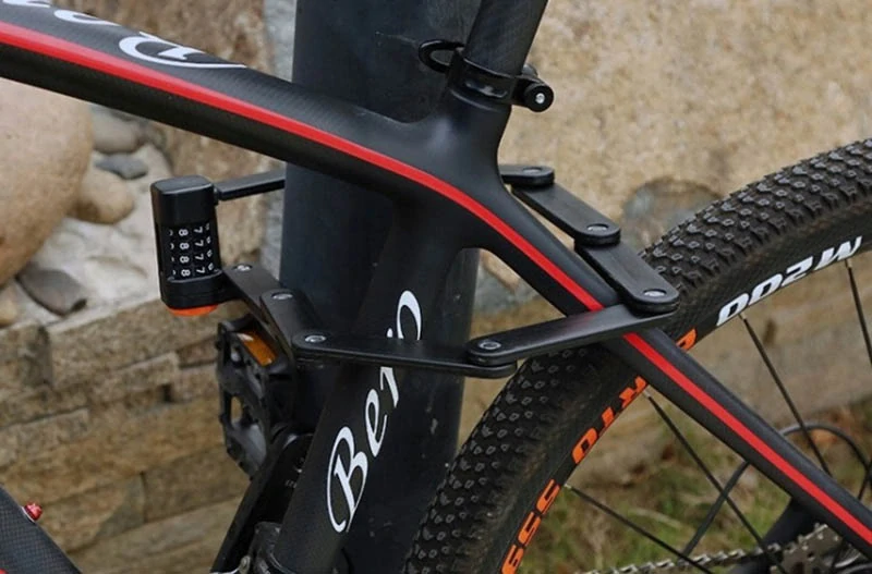 Skladací zámok na bicykel s číselným kódom 85 cm