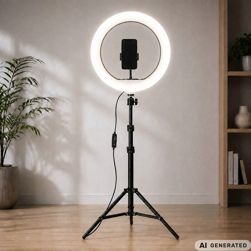 LED kruhová lampa Ring Light 35 cm s držiakom na telefón