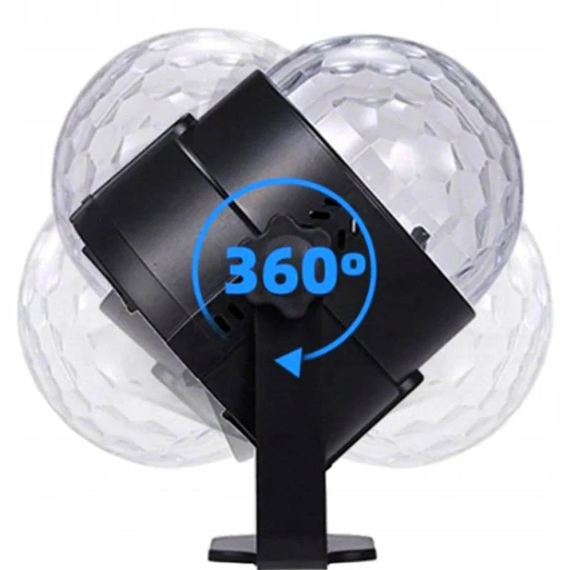 LED disco projektor RGB s diaľkovým ovládaním