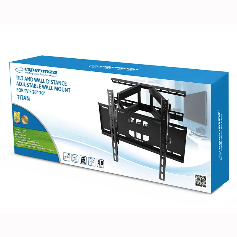 Nástenný držiak na televízor Esperanza TITAN 26"–70"
