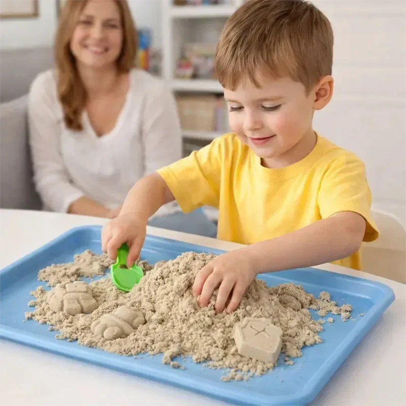 Zelený kinetický piesok 1 kg