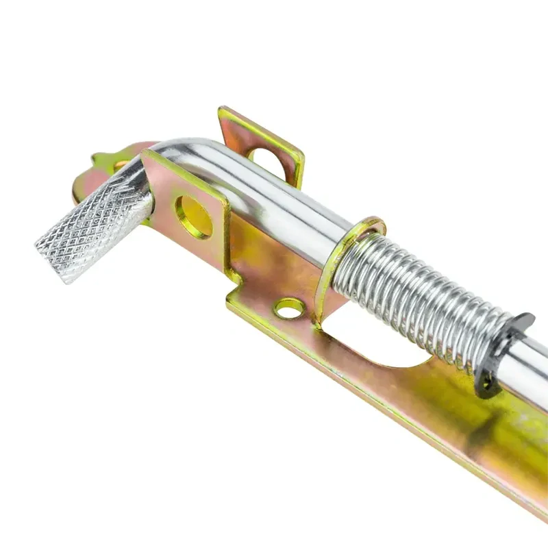 Kovový zámok na bránku a dvere s pružinou 19 cm
