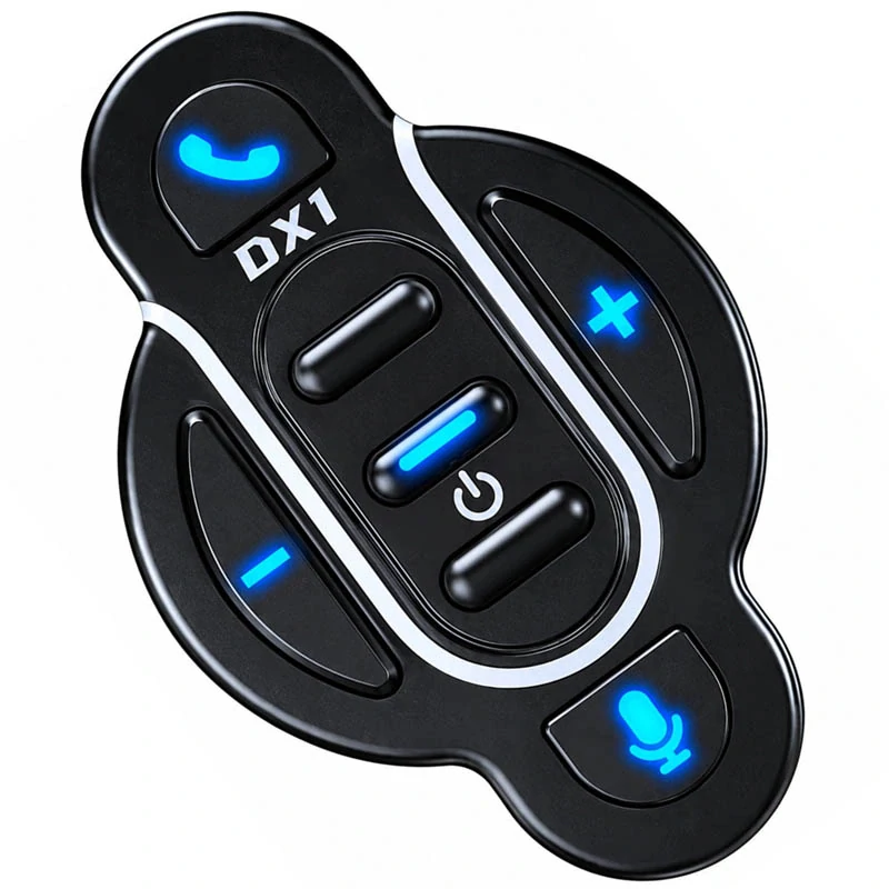 Bluetooth ovládač na riadidlá motocykla DX1 IPX6