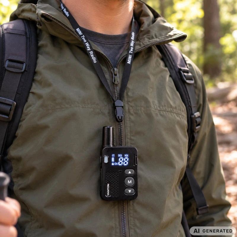 Mini vysielačka Walkie-Talkie T59 2 W – 16 kanálov, USB-C