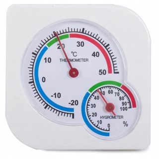 Izbový teplomer s vlhkomerom analógový