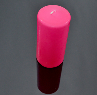 Sviečka valec PINK 15 x 6,5cm