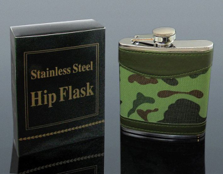 Ploskačka nerezová ARMY 210ml
