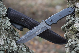 KANDAR Black - Nôž taktický 28/15cm