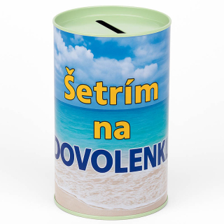 Pokladnička šetrím na dovolenku