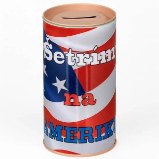 Pokladnička šetrím na Ameriku
