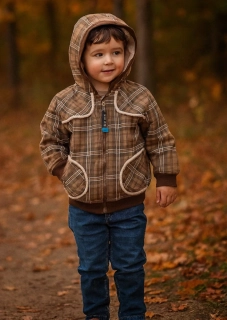 Detská zateplená bunda 114cm (6 rokov)