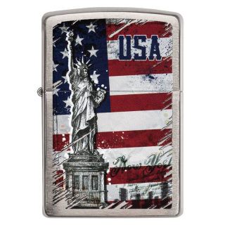 Zapaľovač ZIPPO USA Statue Of Liberty Flag