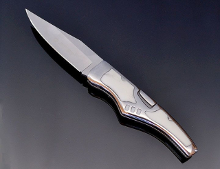 Zatvárací nožík Kandar White Bone 24/11cm