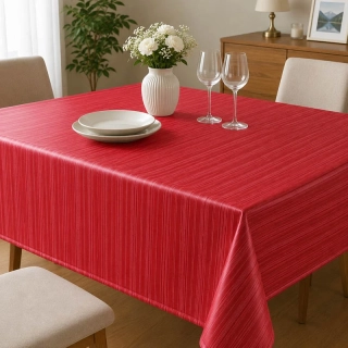 Obrus 140x110cm Style My Home Red Stripe