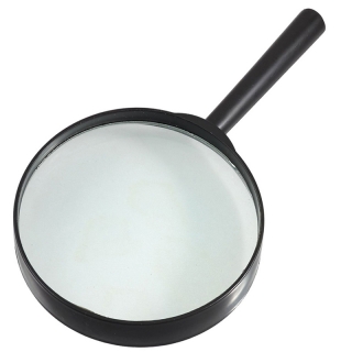 Lupa 100 mm plastová