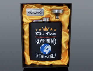 Ploskačka nerez: THE BEST BOYFRIEND 180ml